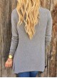 Fringed Over Wrap Sweater